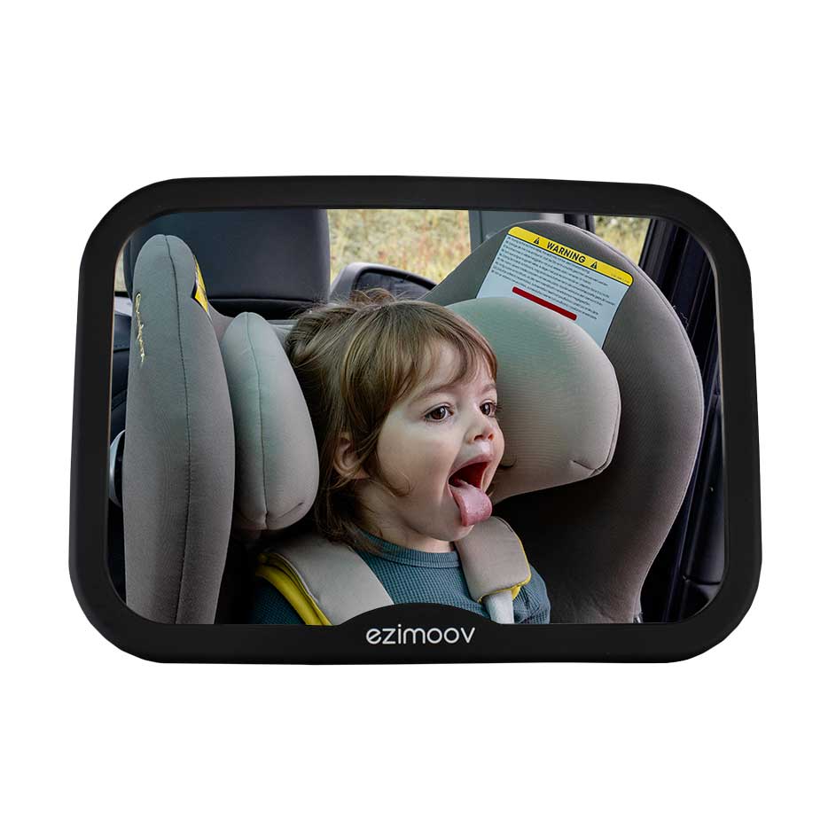Miroir de voiture pour bébé, grand angle de vue, acrylique