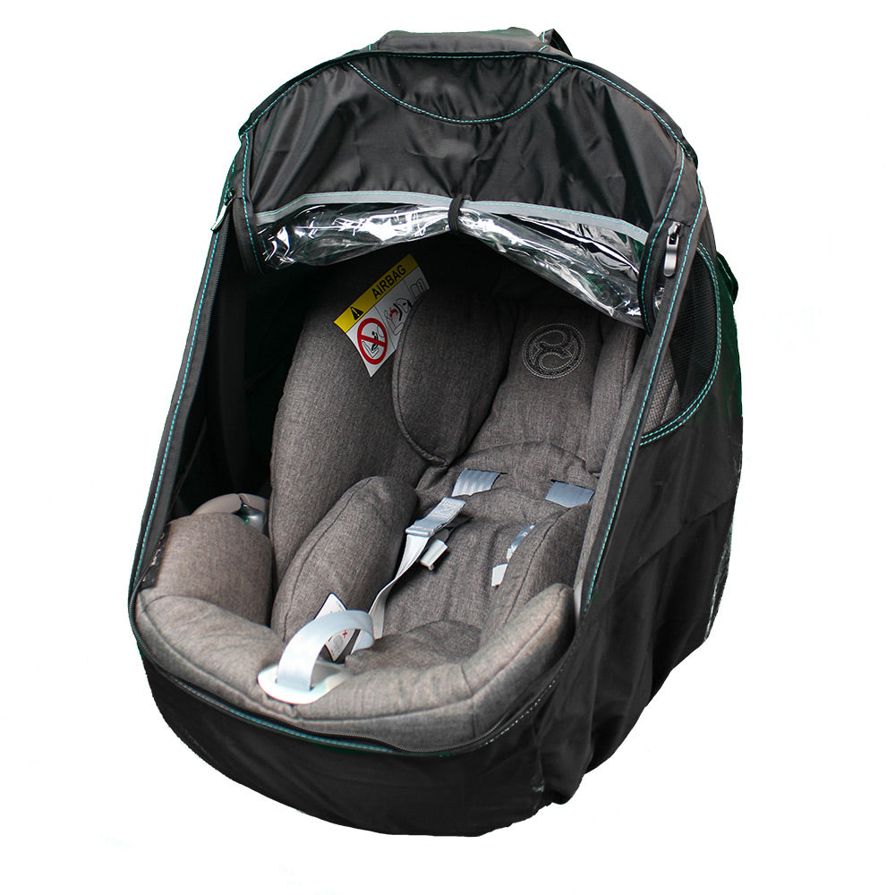Housse De Siège Auto Universelle 2 Pièces - Imperméable Oxford 600D, Poches De Rangement, Antidérapante - 8