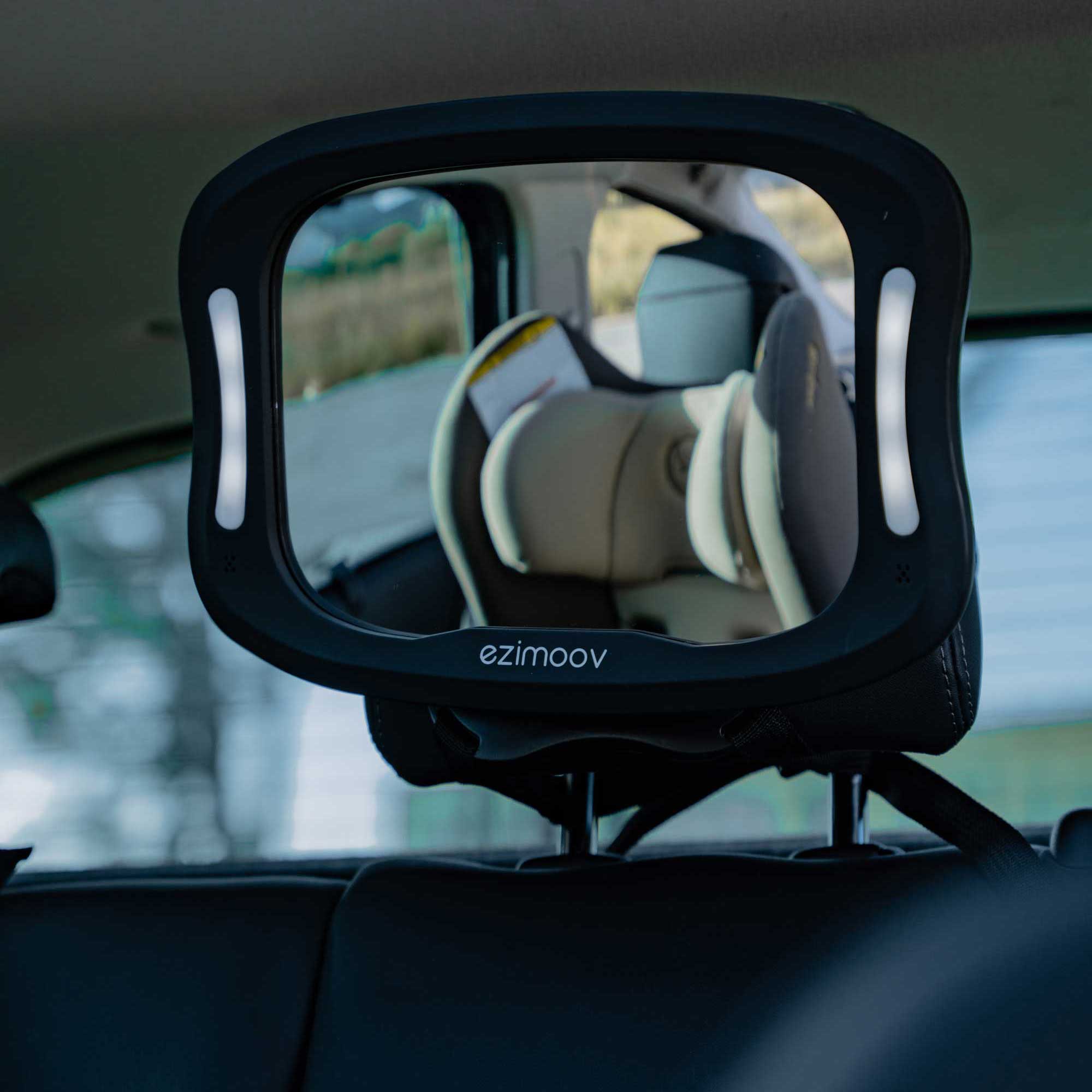 Baby Car Mirror with LED Light Ezimoov