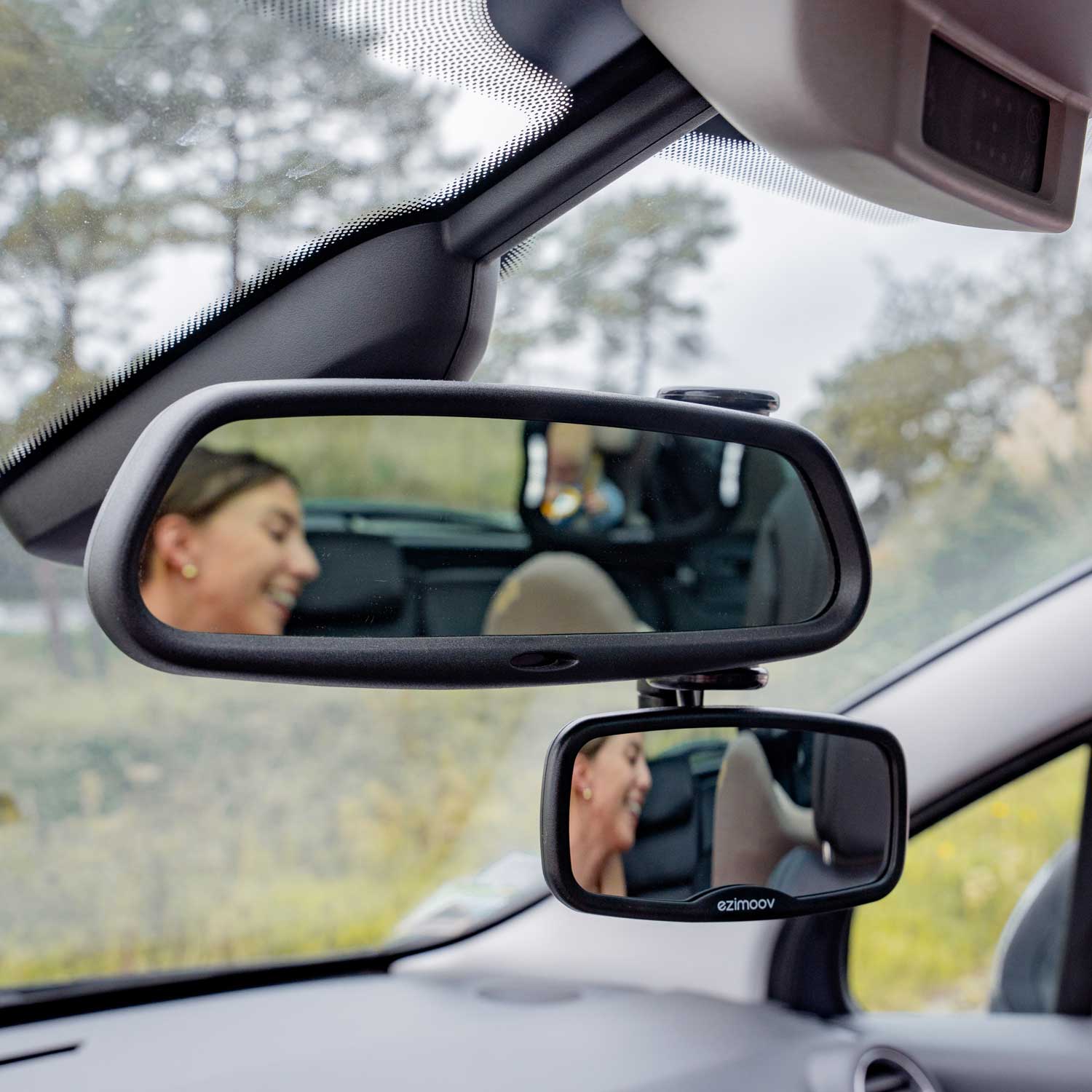 Infant rear view clearance mirror